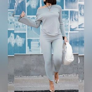 Cherry Leggings Blue